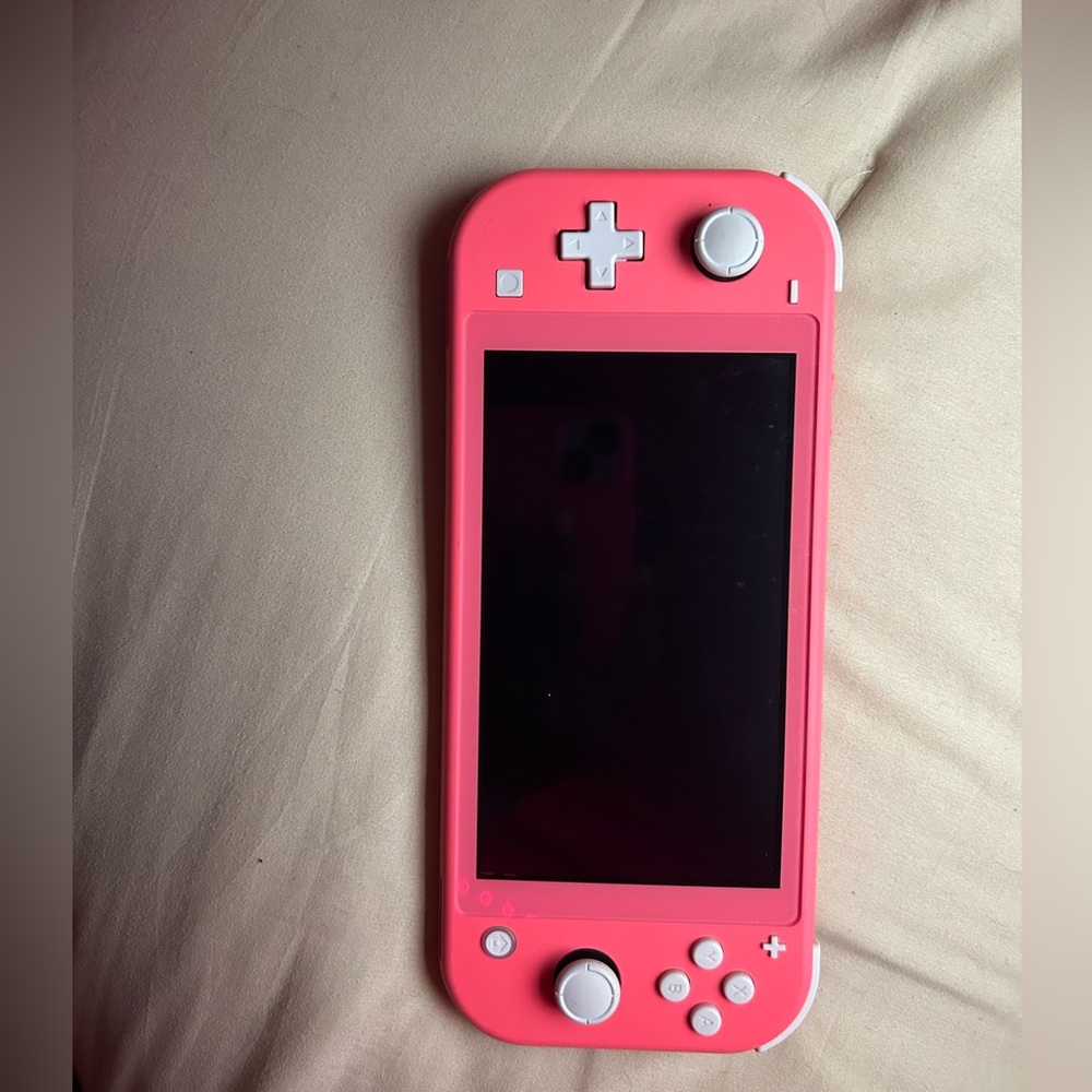 Pink Nintendoo Switch lite & Pink cat case